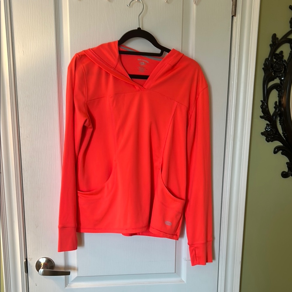 Reel Legends Orange Long Sleeve Sweatshirt Hoodie